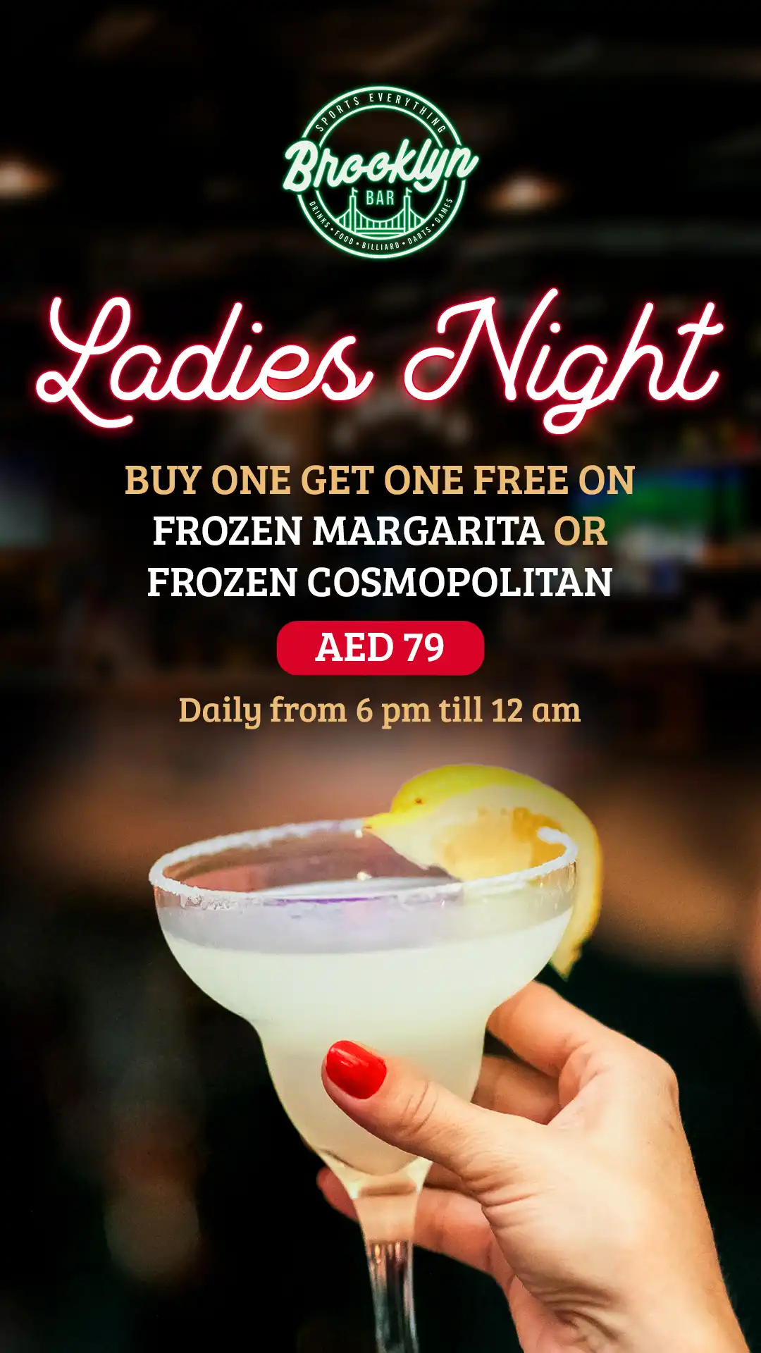Ladies night offers in Al Barsha Dubai