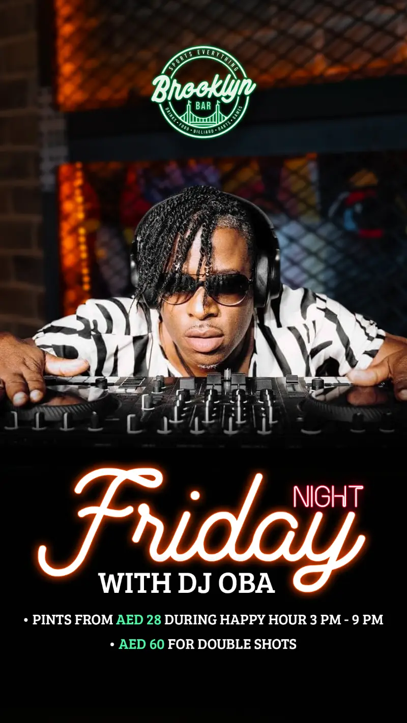 Friday Night with DJ Oba