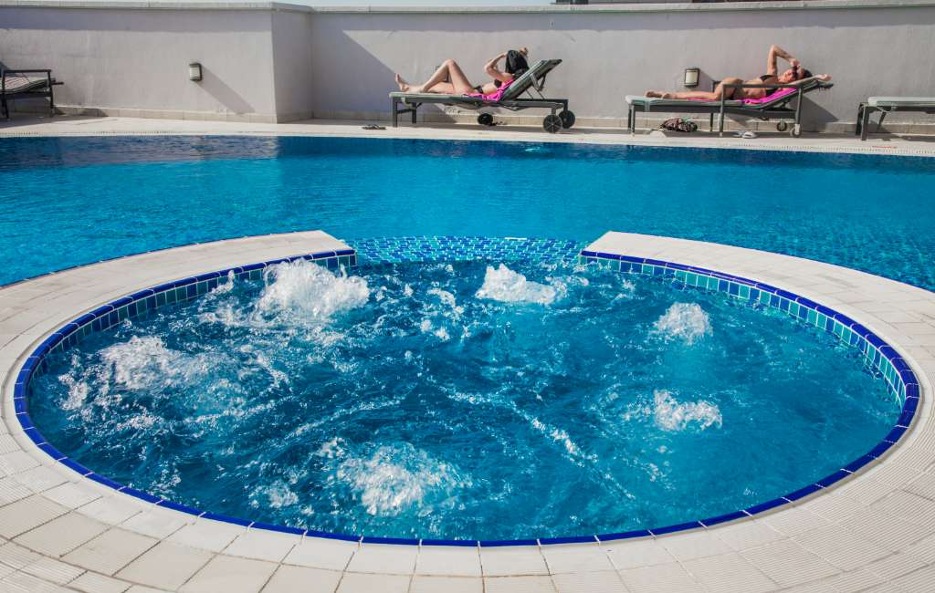 Rooftop Swimming Pool - Elite Byblos Hotel in Al Barsha Dubai