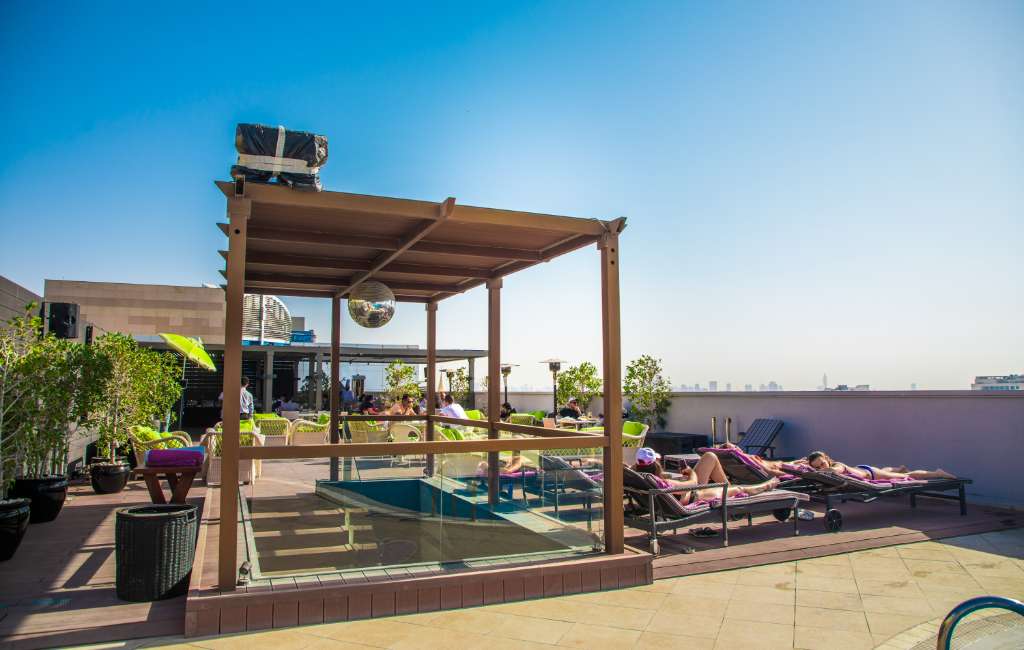 Rooftop Swimming Pool - Elite Byblos Hotel in Al Barsha Dubai